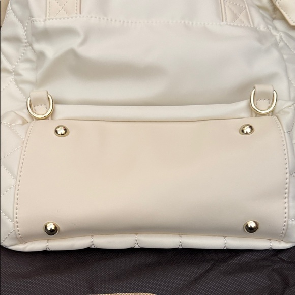 NWT Chic Cream Quilted Backpack main image 7